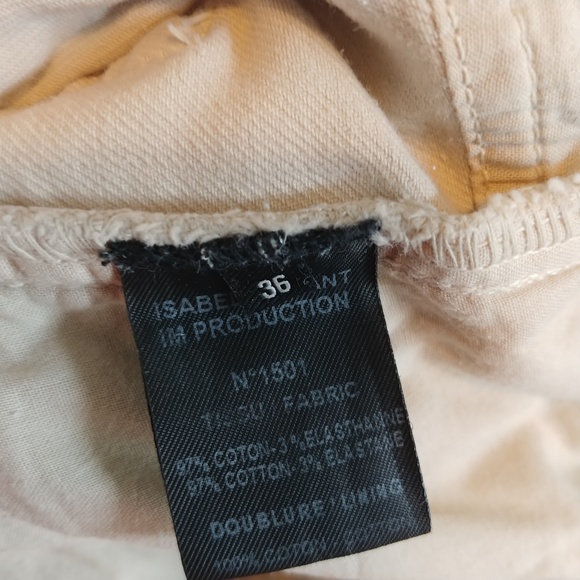 ISABEL MARANT | cream high rise skinny jeans - Picture 7 of 8